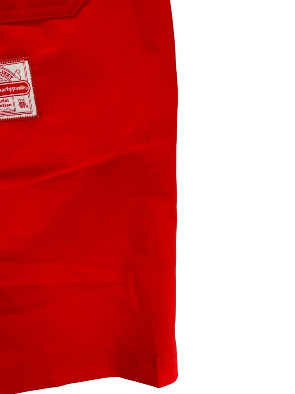 Party Pants x Wienerschnitzel 5" Red Swim Shorts Men's Sz XL NWT - Picture 10 of 11